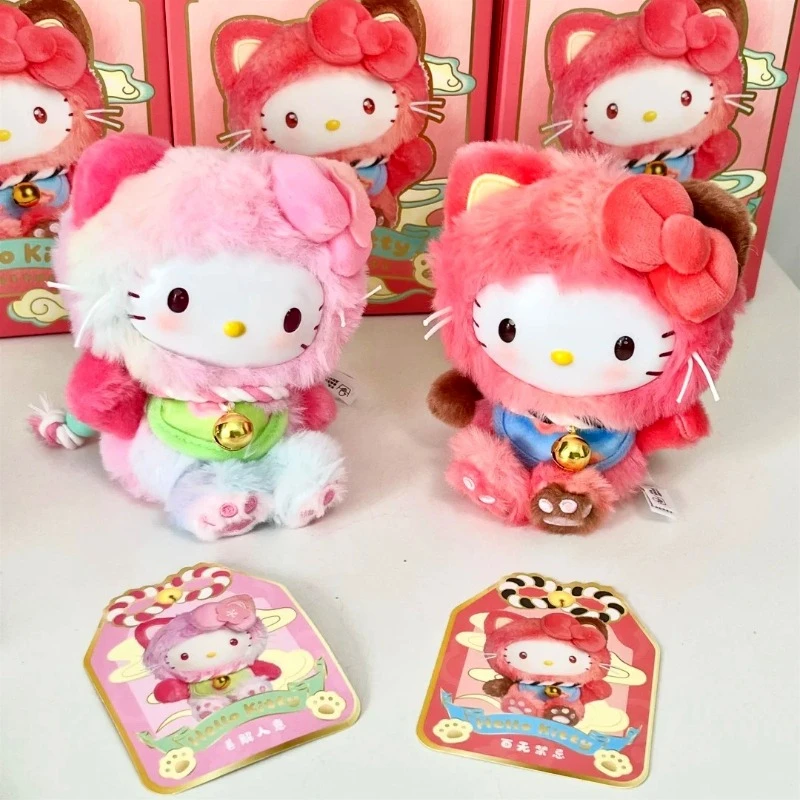 Sanrio Characters Hellokitty Meow Blessing Series Blind Box Cute Kitty Anime Figure Bag Pendant Anime Doll Toys Surprise Gift view 6