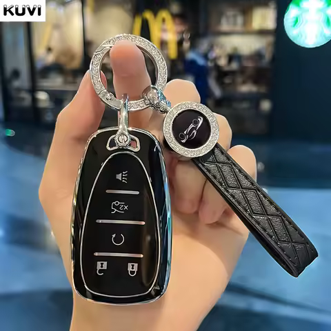 TPU Car Smart Key Case Fob Holder Keychain Shell For Chevrolet Chevy Malibu Camaro Cruze Traverse Spark Equinox Sonic Volt Bolt
