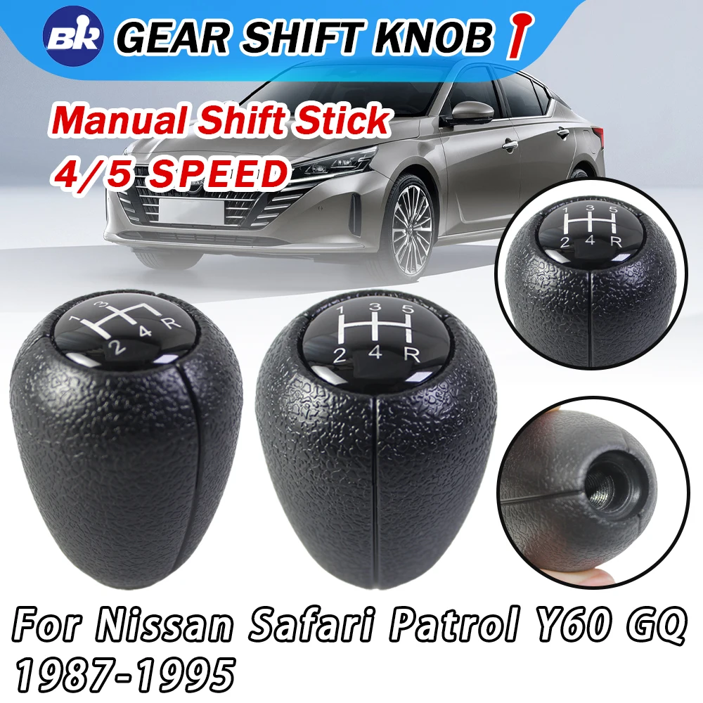 New Product Car Accessories 4 5 Speed Gear Shift Knob For Nissan Safari Patrol Y60 GQ1987-1995