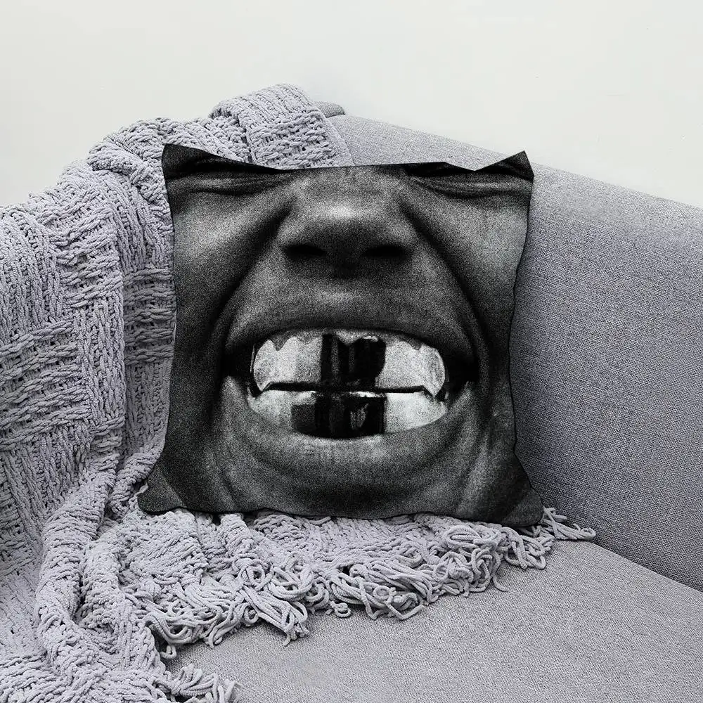K-Kanye West Bully 30x30cm 45x45cm Pillow Case Decor Protective Covers Comfortable Soft For Sofa Living Room Home Office