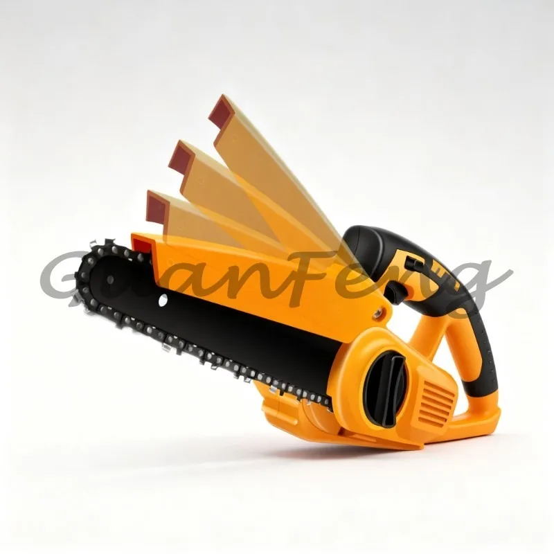 8-Inch, Cordless Electric Chain Saw, Lithium Battery Operated Handheld Chain Saw for Yard Logging and Tree Pruning Tasks