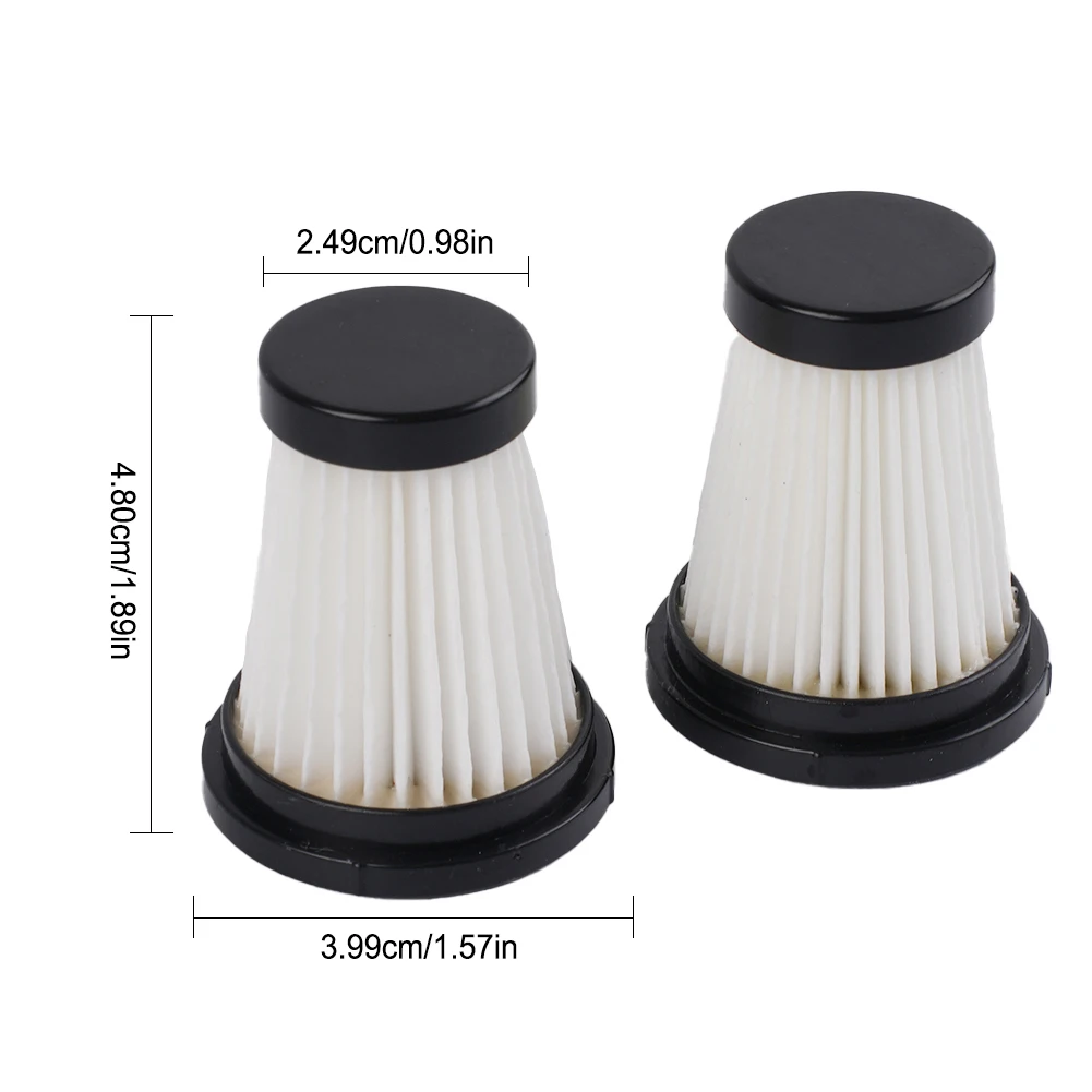 2 Pack Filters ForGenius Invictus 2.0 Vacuum Cleaner Washable Handheld Cordless VacSpare Replaceable Parts Accessories