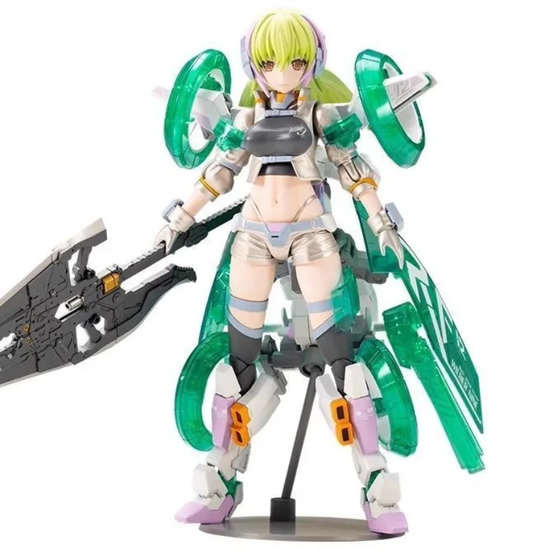 منزل عيد الميلاد ما قبل البيع FAG FG186 Mecha Girl Mecha Girl، القيادة الذئب تسعة الزمرد، نموذج مجمع، دمية متحركة #2