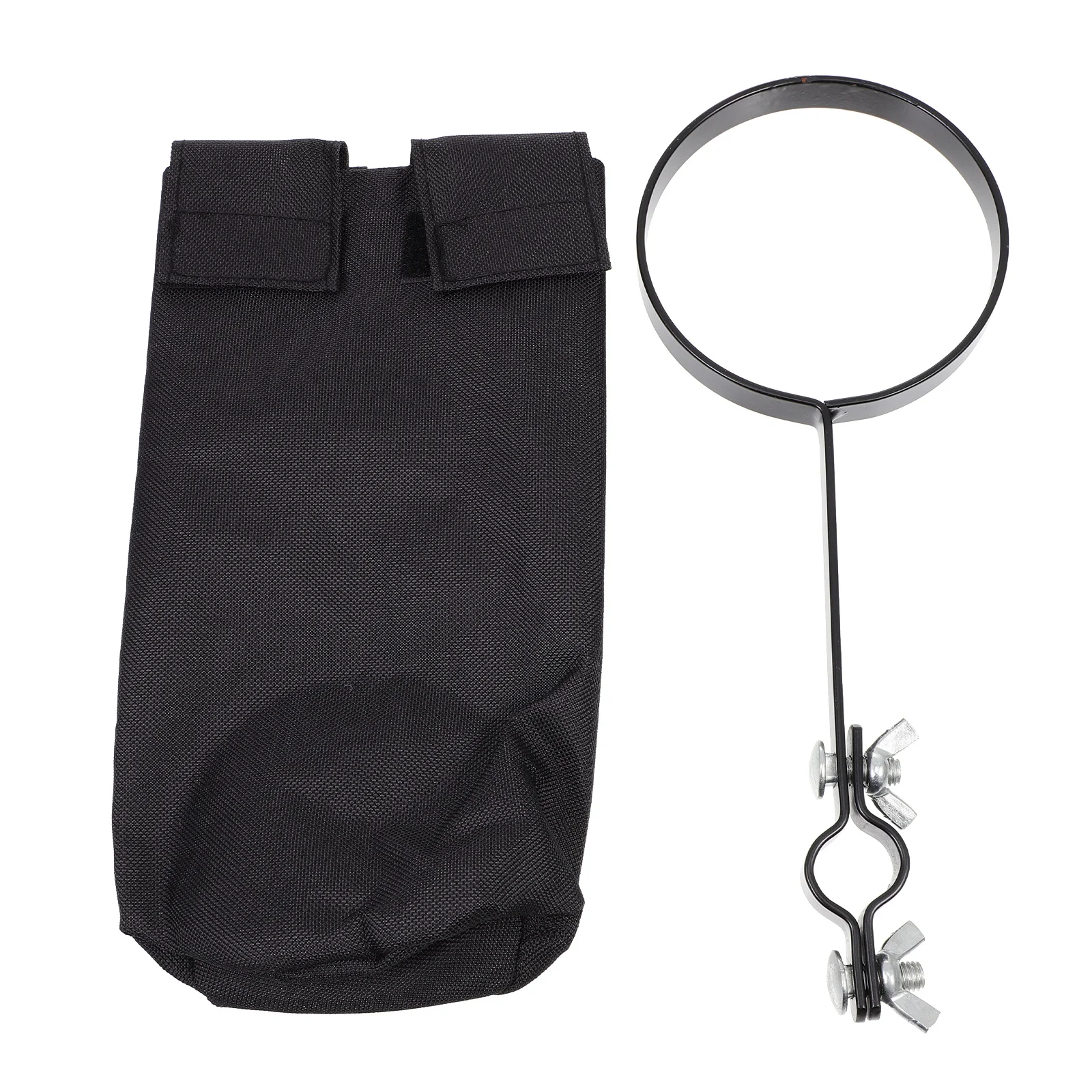 

1Set Creative Drumstick Container Durable Oxford Cloth and Metal Material Useful Barrel for Percussion Instruments