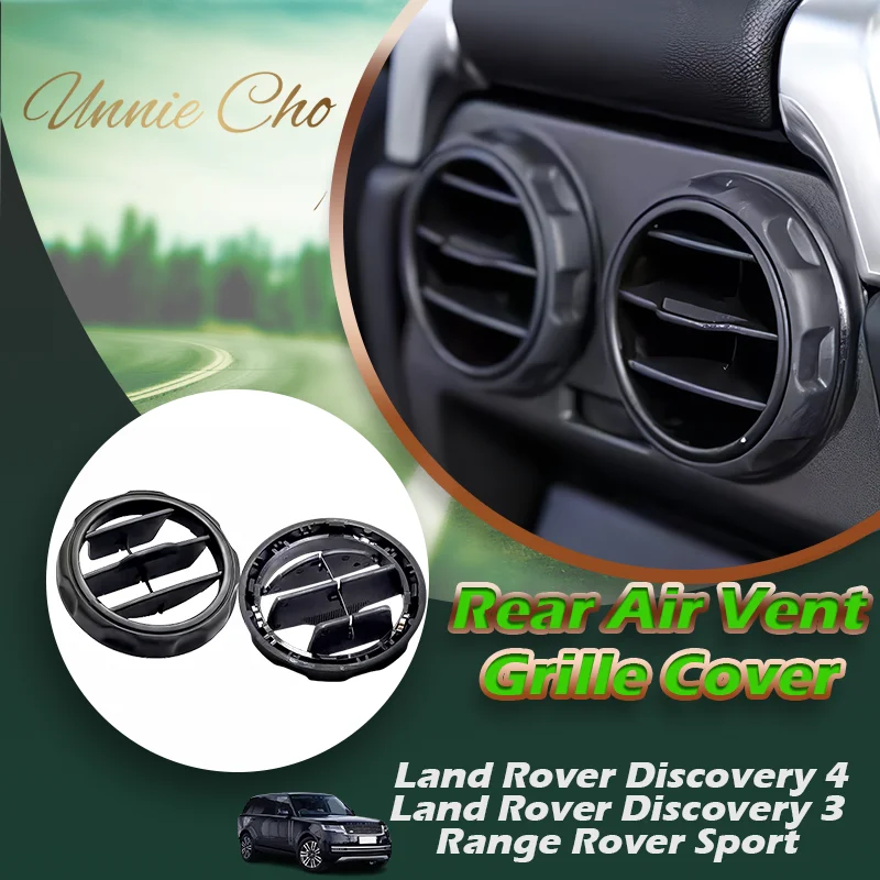 Air Vent Grille Cover for Range Rover Sport L320 2005 to 2013 Rear Vent Bezel for Land Rover Discovery 4 3 LR4 LR3 2009 to 2016