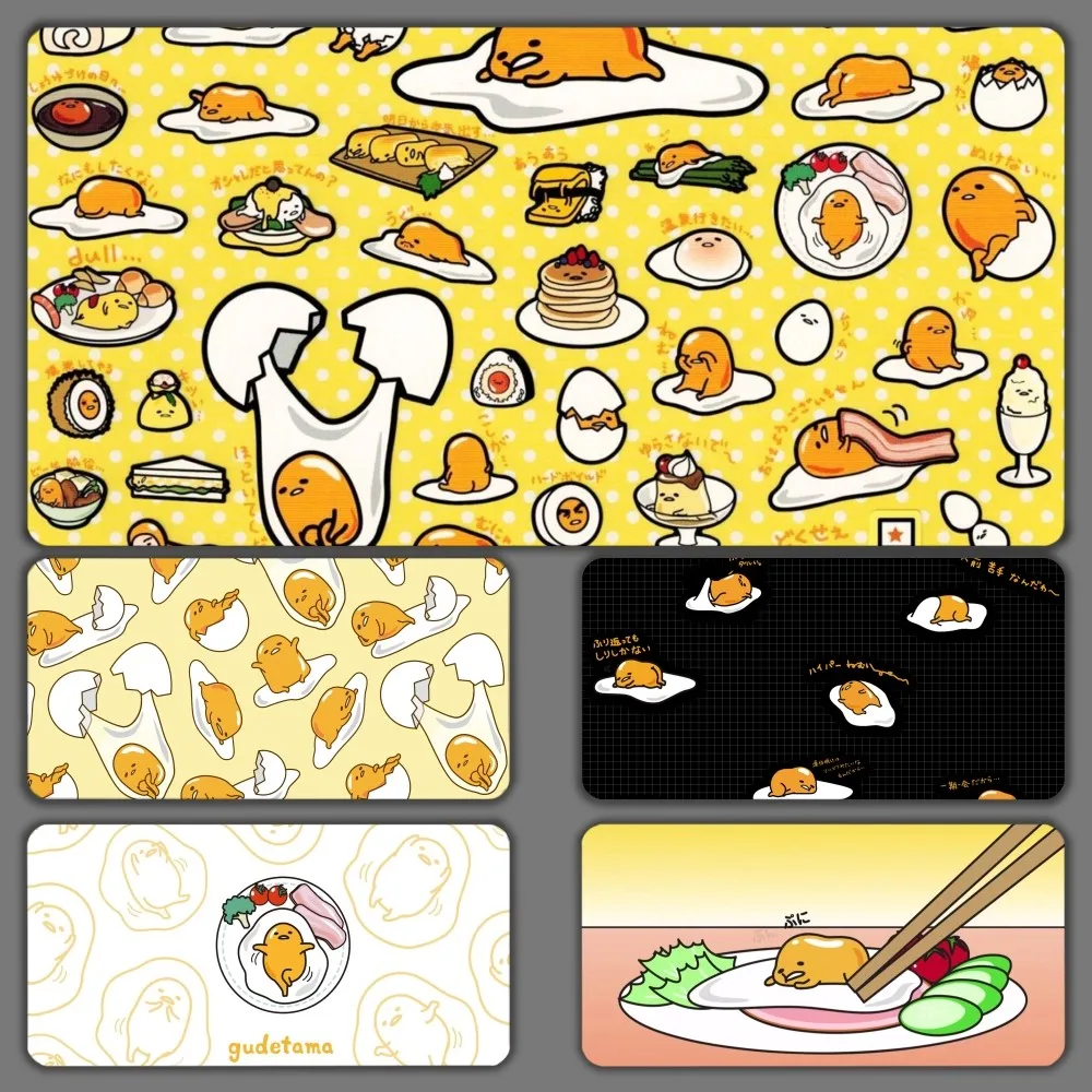 Gudetama Cute Mousepad Large Gaming Compute Gamer PC Keyboard Mouse Mat