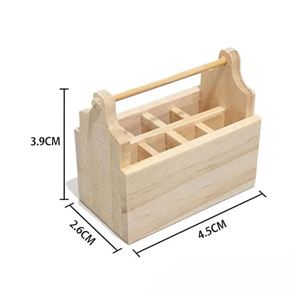 Multi Styles Simulation Furniture Mini Cute Dollhouse Miniature Wood Door Miniature Scene Wooden Decoration DIY Accessories