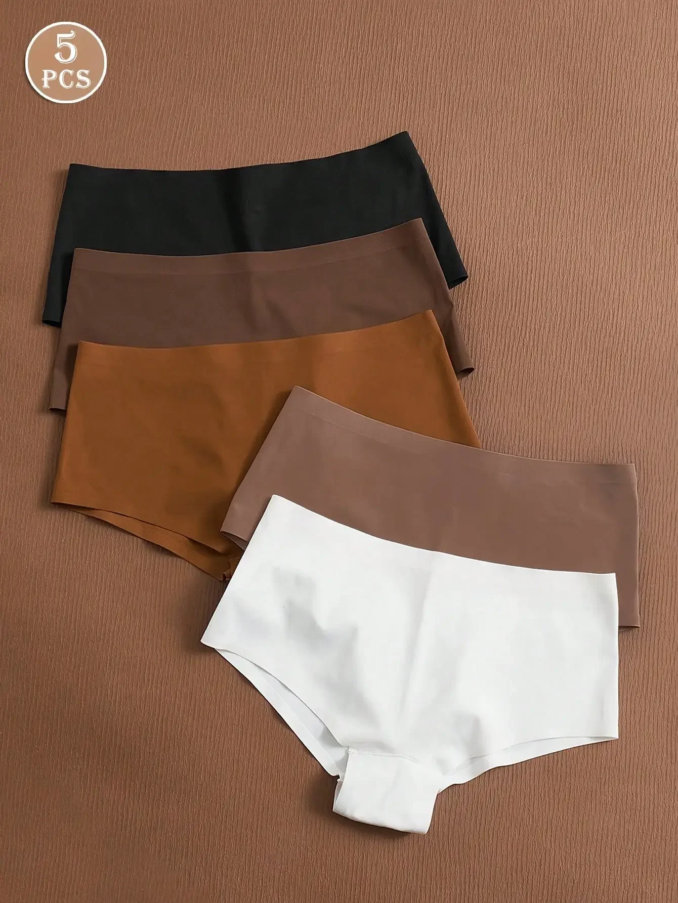 

5pcs Seamless High Elasticity Women's Hipster Underwear