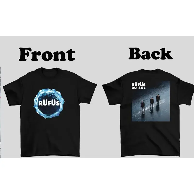Rufus Du Sol Atlas Light Dark Deluxe Edition T-shirt en coton Bl2 555