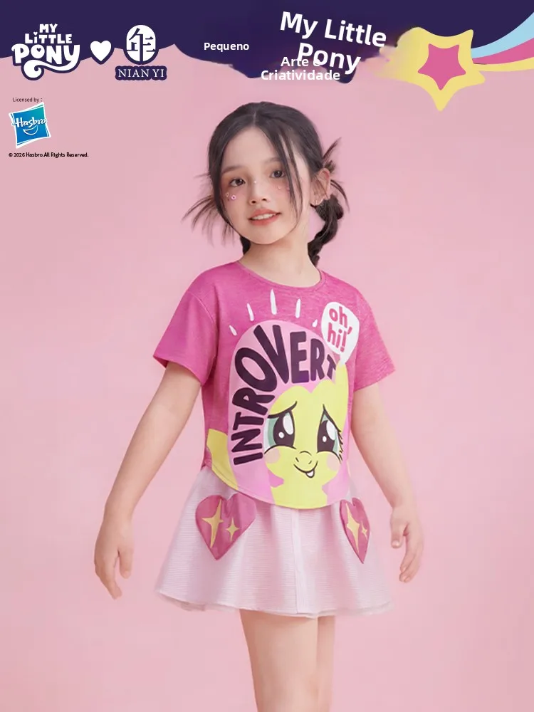 t-shirt-pour-enfants-princess-pony-jointly-style-mignon-a-manches-courtes-vetements-d'ete-pour-filles-nouvelle-collection