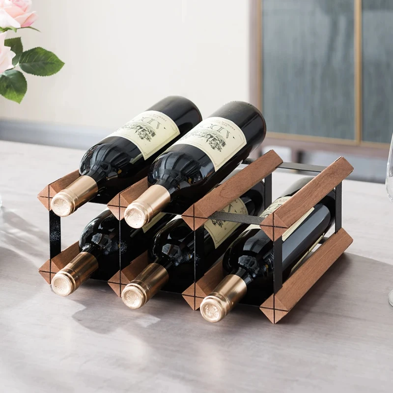 French Glass Decanter, Household Wine Cabinet Holder, Light Luxury Wine Pourer, Red Wine Display, Elegant Wine Accessory