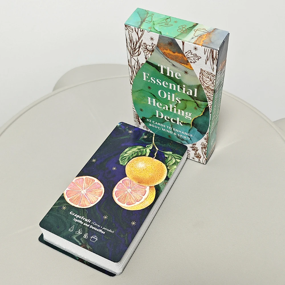 

52 Cards To Enhance Body, Mind & Spirit 11*6cm The Essential Oils Healing Deck