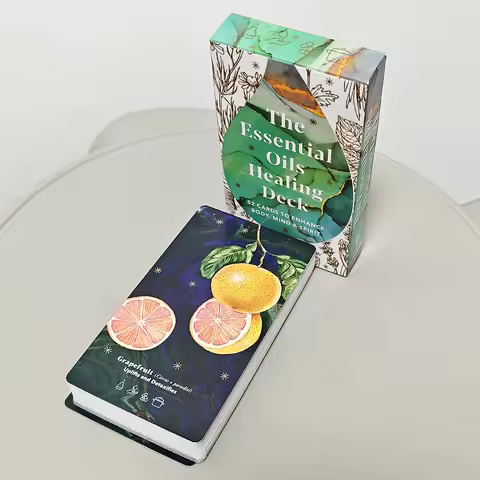 52 Cards To Enhance Body, Mind &amp; Spirit 11*6cm The Essential Oils Healing Deck