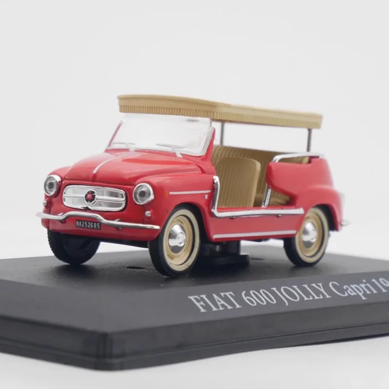 

IXO Diecast 1:43 Scale FIAT 600 JOLLY Capri 1966 Alloy Car Model Finished Product Simulation Toy Collection Static Model