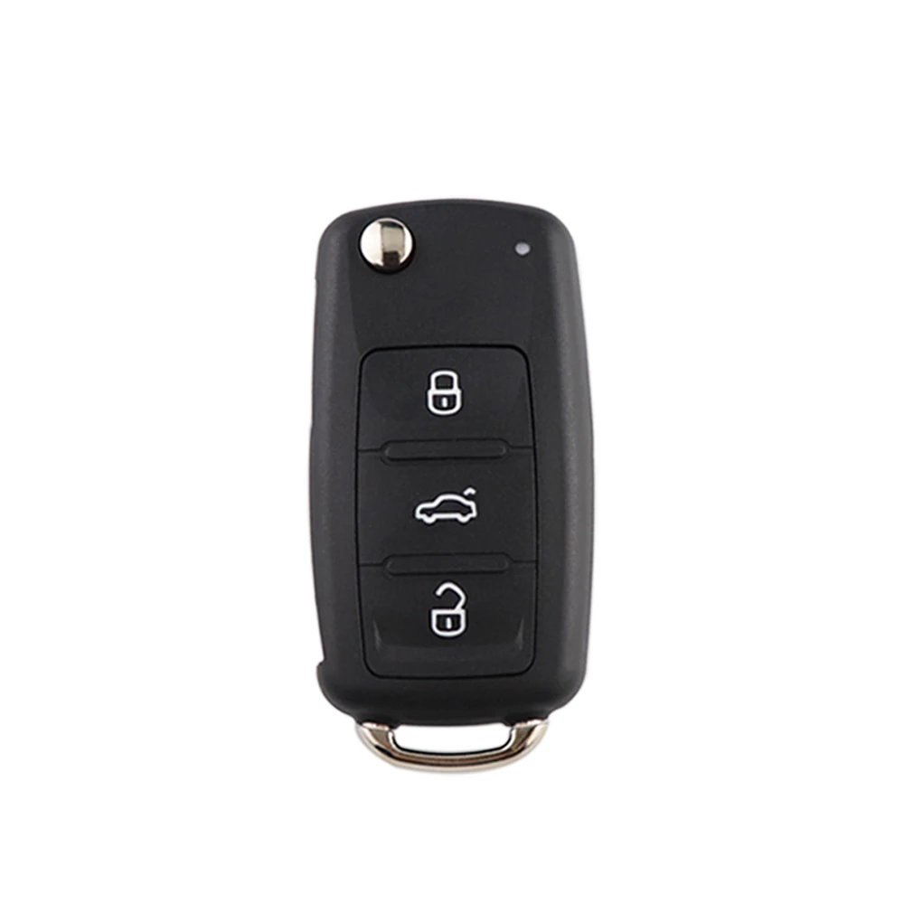 For VW Volkswagen Caddy Golf 6 Tiguan Touran Passat Polo B5 Jetta CC Skoda Seat MK5 Beetle MK6 Modified Remote Car Key Shell