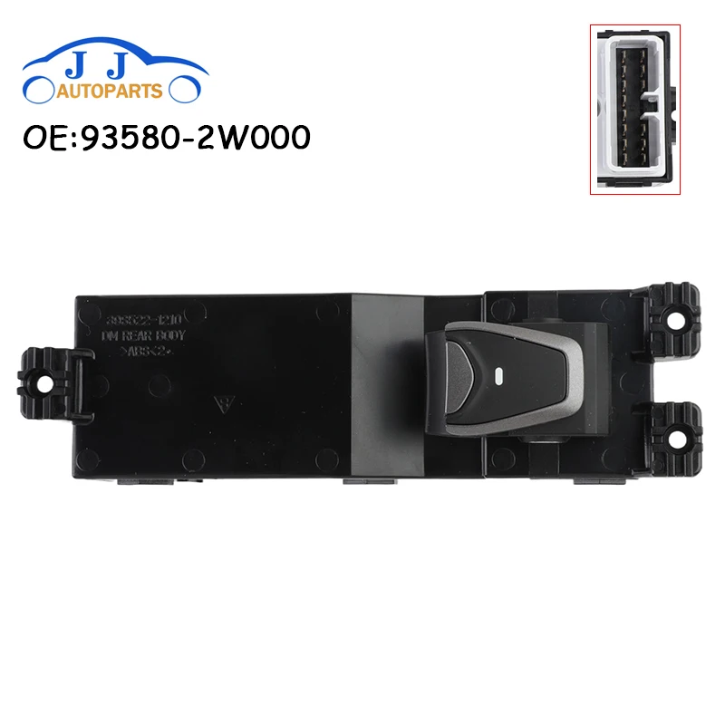 Left Right Side Window Electric Switch 935802W000 93580-2W000 for Hyundai Santa Fe DM