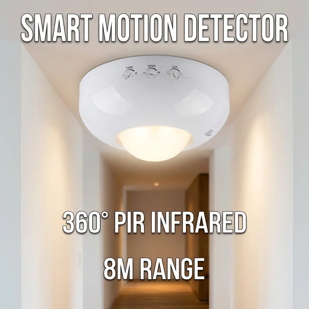 Motion Sensor Light 220V Automatic Sensor Light Switch LED PIR Infrared Motion Sensor Detection Mini LED Sensitive Night Light