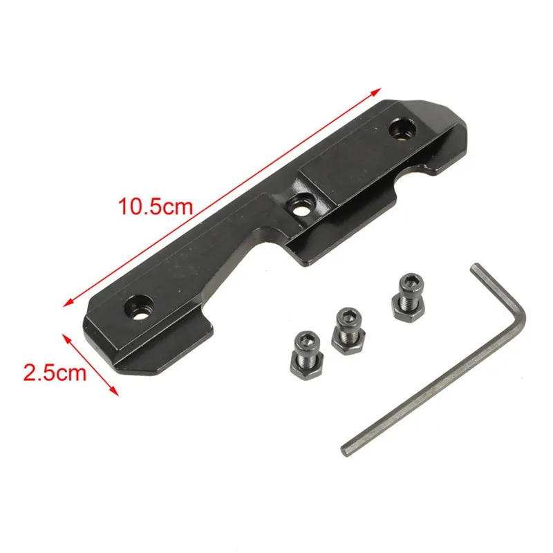 AK47 Steel Dovetail Side Plate Rail Scope Mount For Milled Stamped Receivers Accepts AK Side Mounts Hunting Accessories