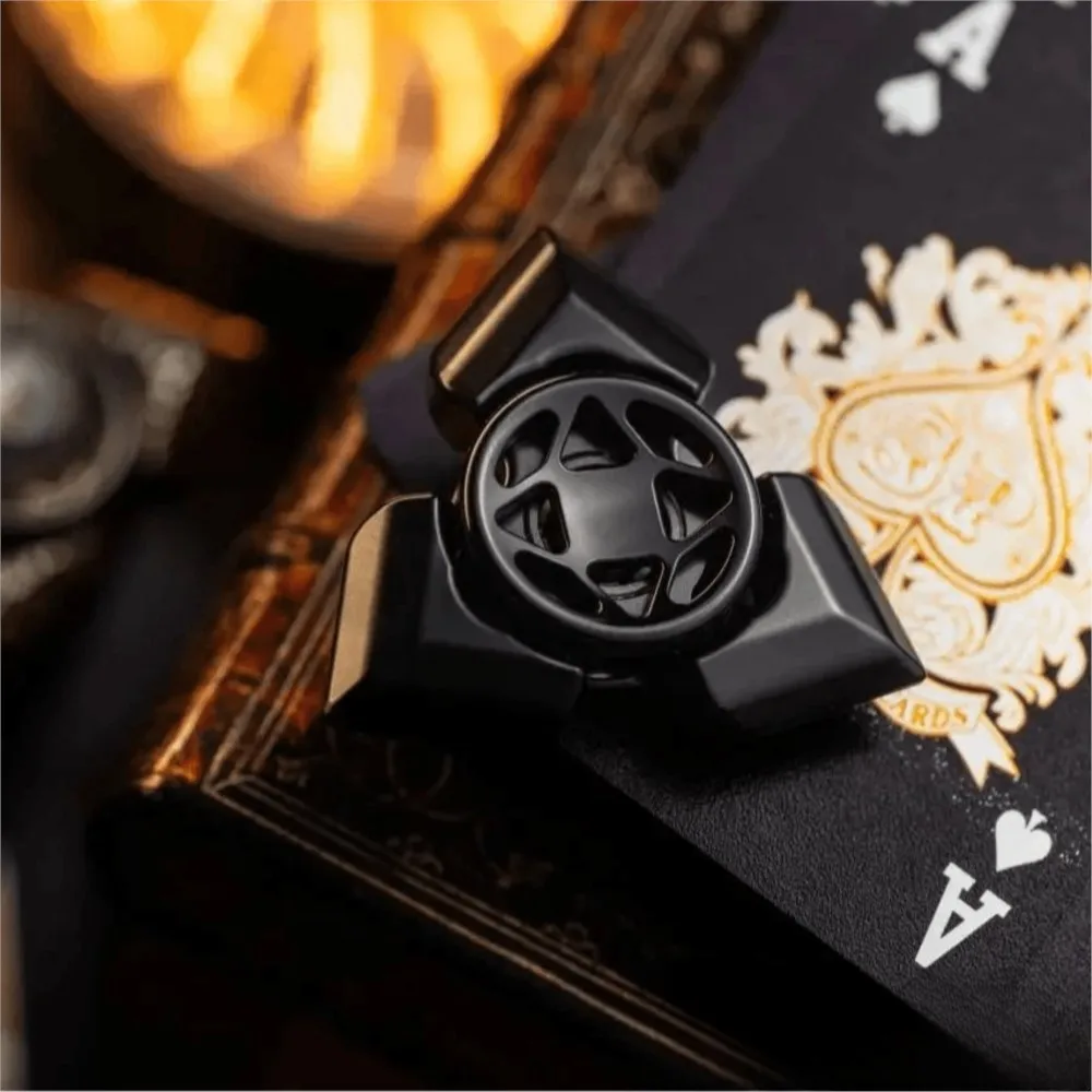 VS EDC ACE Fidget Spinner Three-Bladed Gyro Stress Relief Toy For Adults Metal Fidgeting Spinners Office Desk Accessories