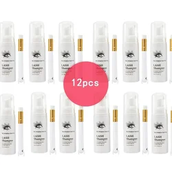10Set 60 ml EyeLashes Shampoo Extensions Foam Kit EyeLashes Cleaning for Grafting Planting Makeup Remover Tools Dropshipping