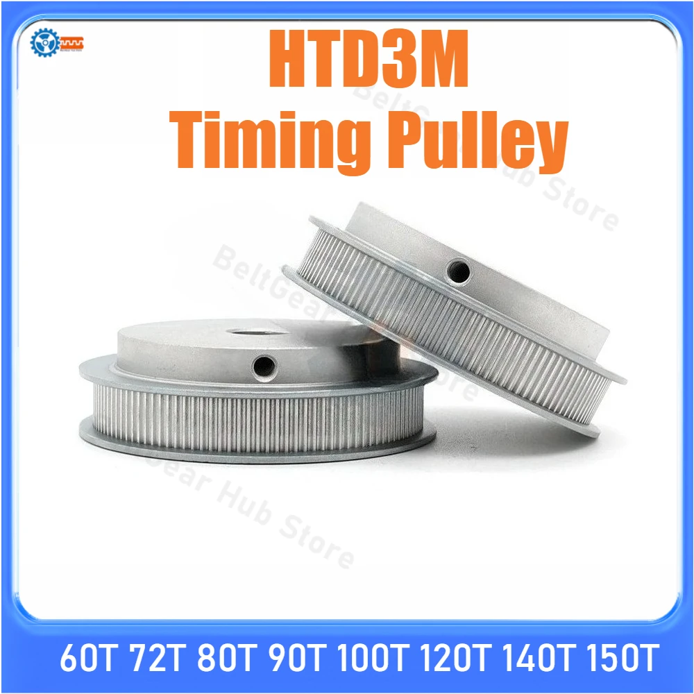 

HTD 3M Timing Pulley 60T 72T 80T 90T 120T Belt Pulleys Gear HTD3M Synchronous Wheel 60Teeth 72Teeth 80Teeth 90Teeth 120Teeth