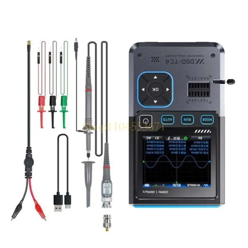 

Best Seller 3 in 1 Digital Oscilloscope DSO-TC4 with Test Hook for Electronic Enthusiasts