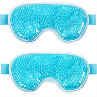Cooling Eye Mask Gel Eye Mask Reusable Cold Eye Mask for Puffy Eyes, Eye Ice Pack Eye Mask with Soft Plush Backing for Dark Circ