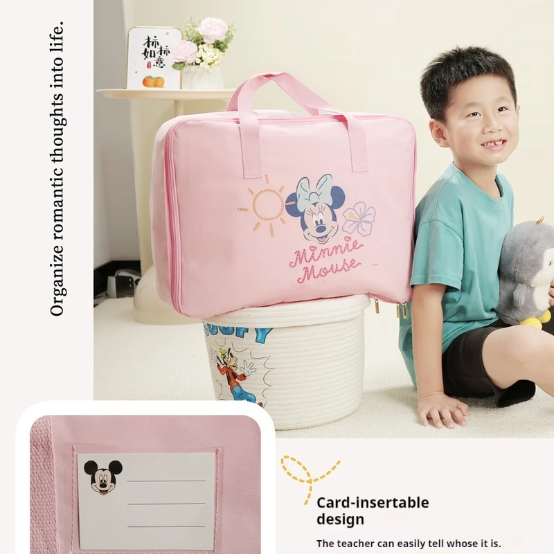 حقيبة تخزين اللحاف Minisokindergarten، حقيبة لحاف مقاومة للماء والرطوبة، حقيبة أنيمي ثلاث قطع للأطفال