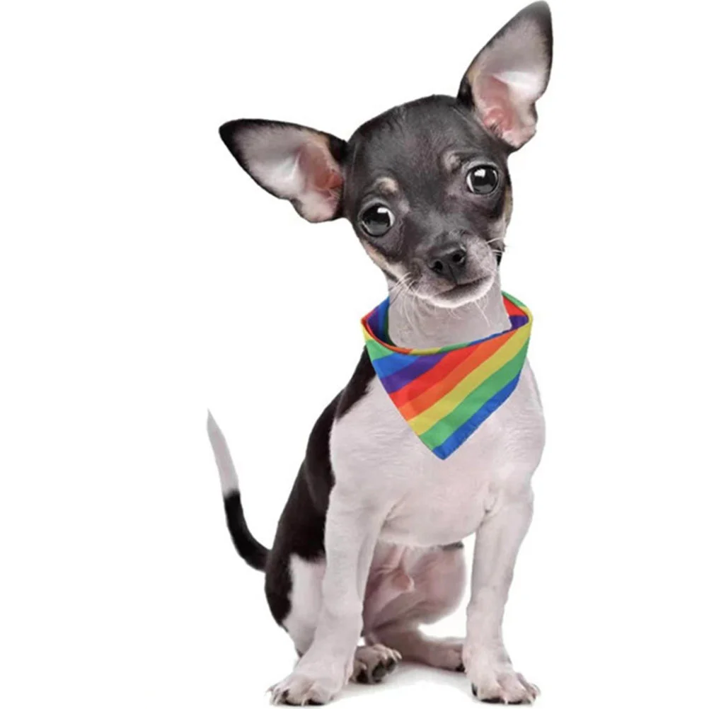 Rainbow Tutu For Dogs Headband Scarf Tutu Skirt kit multiuse Pride Month Tutu For Dogs Dog cat Rainbow Costume Halloween Dress