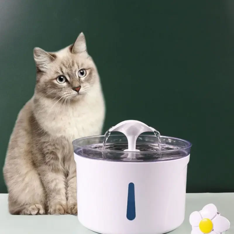 

CANBOUN Water Food Digital Lcd 64oz Dog Cat Water Container Drinking Anti Gravity Automatic Pet Feeder 3 Tier Drink Fountain