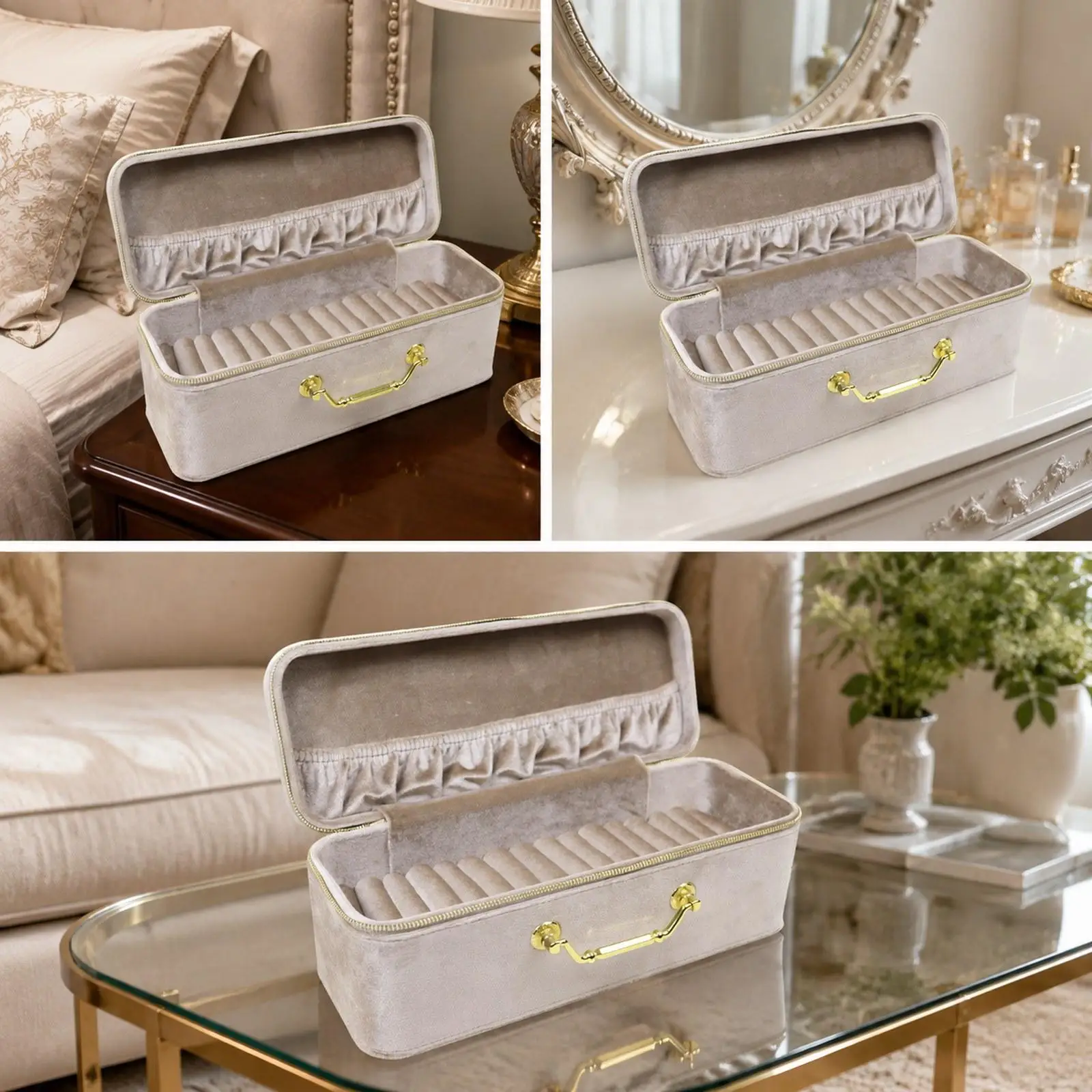 

Bracelet Display Case Women Convenient Versatile Jewelry Organizer Presentation Box Bangle Box for Birthday Anniversary Wedding