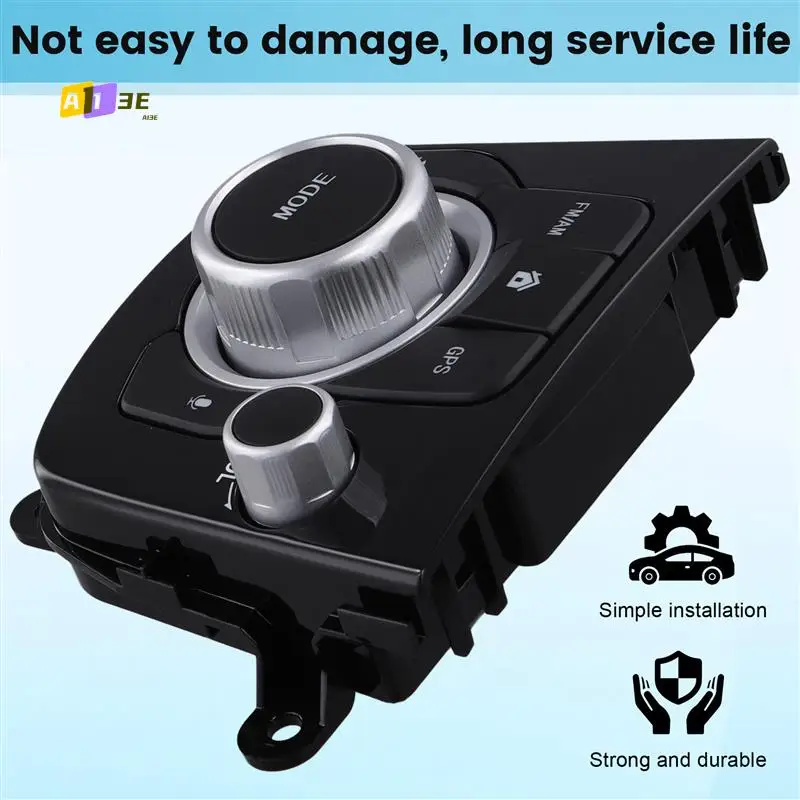 

A03E-Car Console Control Switch Navigation Surface Frame Console Controllor Button For Mazda 3 Axela 2014-2019 BHN1-66-CM0C