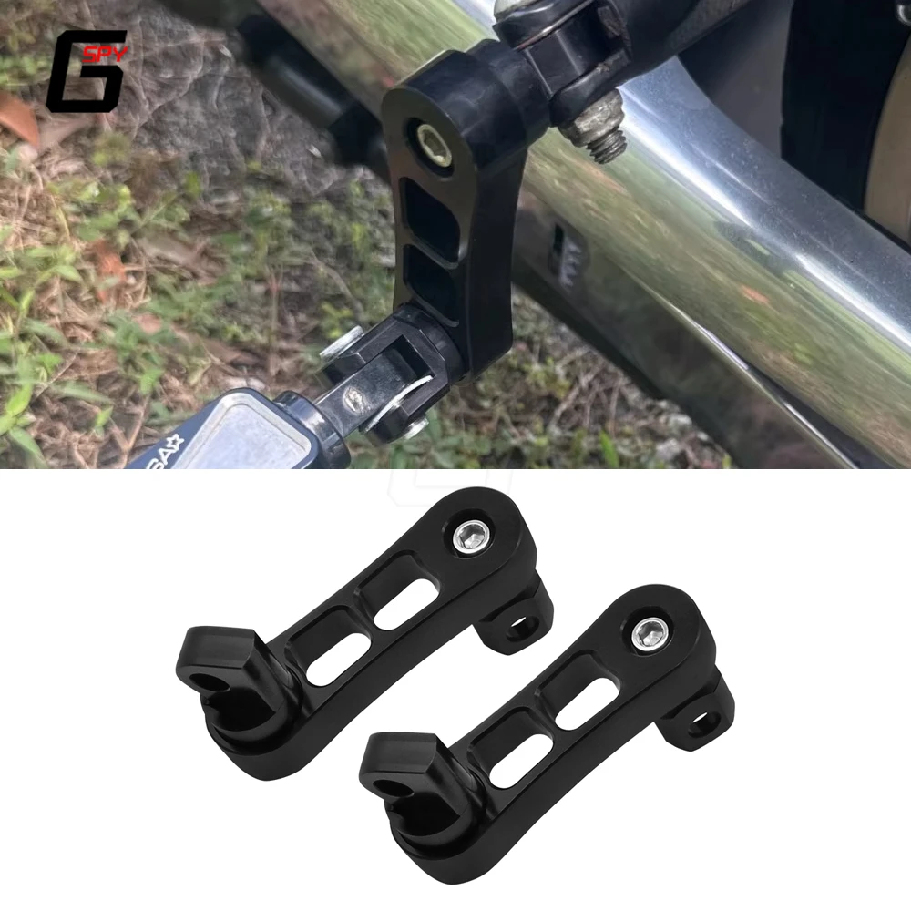 Motorrad Einstellbare Passagier Fußrasten Mount Kit Autobahn Pegs Männlich Montieren Fuß Peg Clamp Unterstützung Extensions Halterung Für Harley