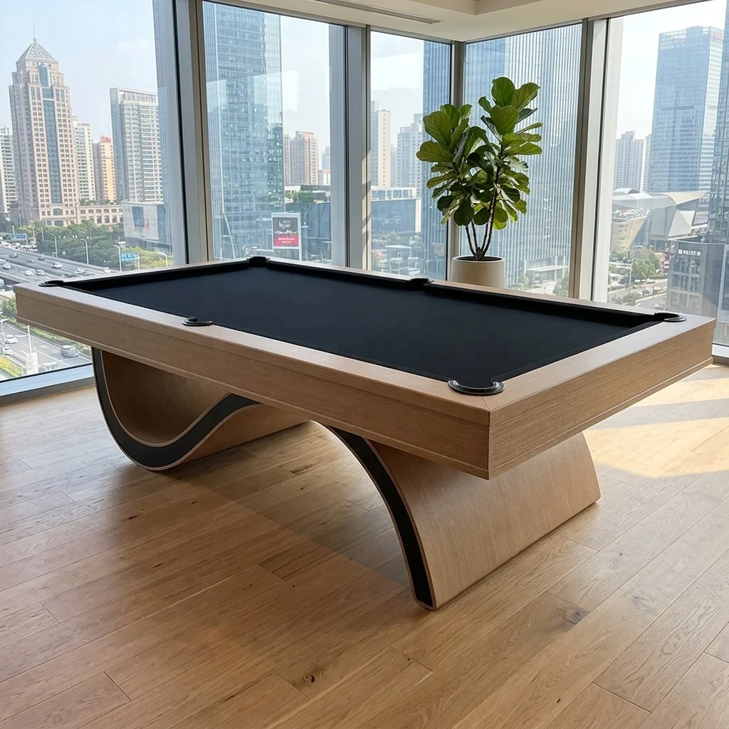 Patented Unique Design Luxury Pool Table Custom Modern Billiard Table for Game Room Hotel Commercial Use