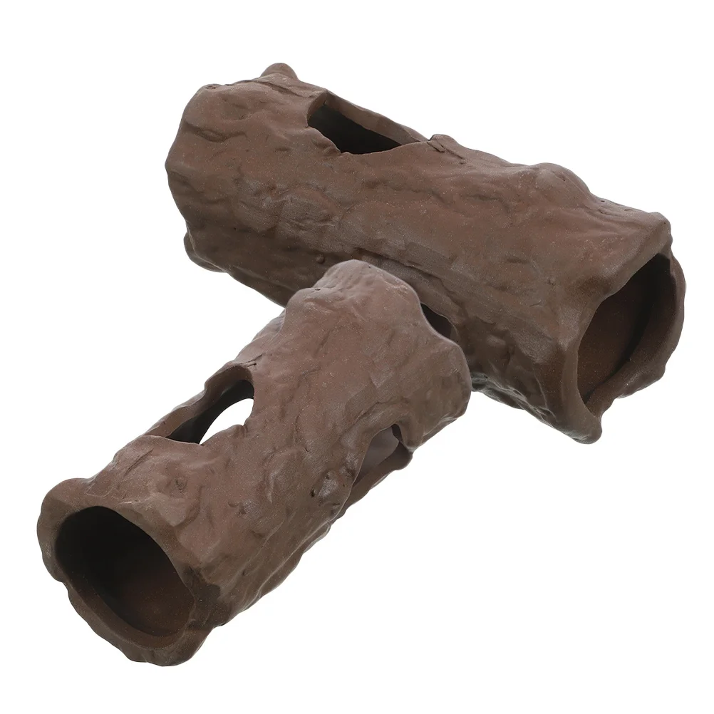 

2Pcs Fish Tank Cave Decoration Shrimp Hideout Betta House Aquarium Fish Hiding Shelter Shrimp Cave Aquarium Hideaway Decoration