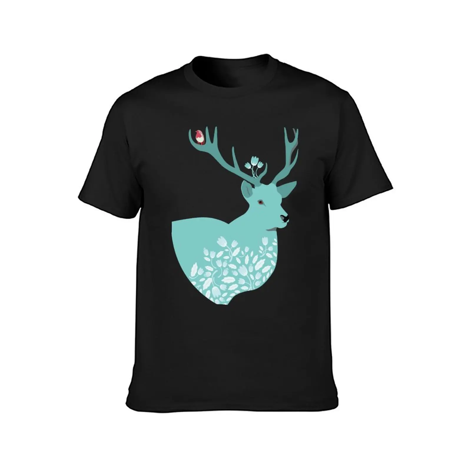 Blue Deer T-Shirt summer clothes quick-drying vintage oversized men graphic t shirts