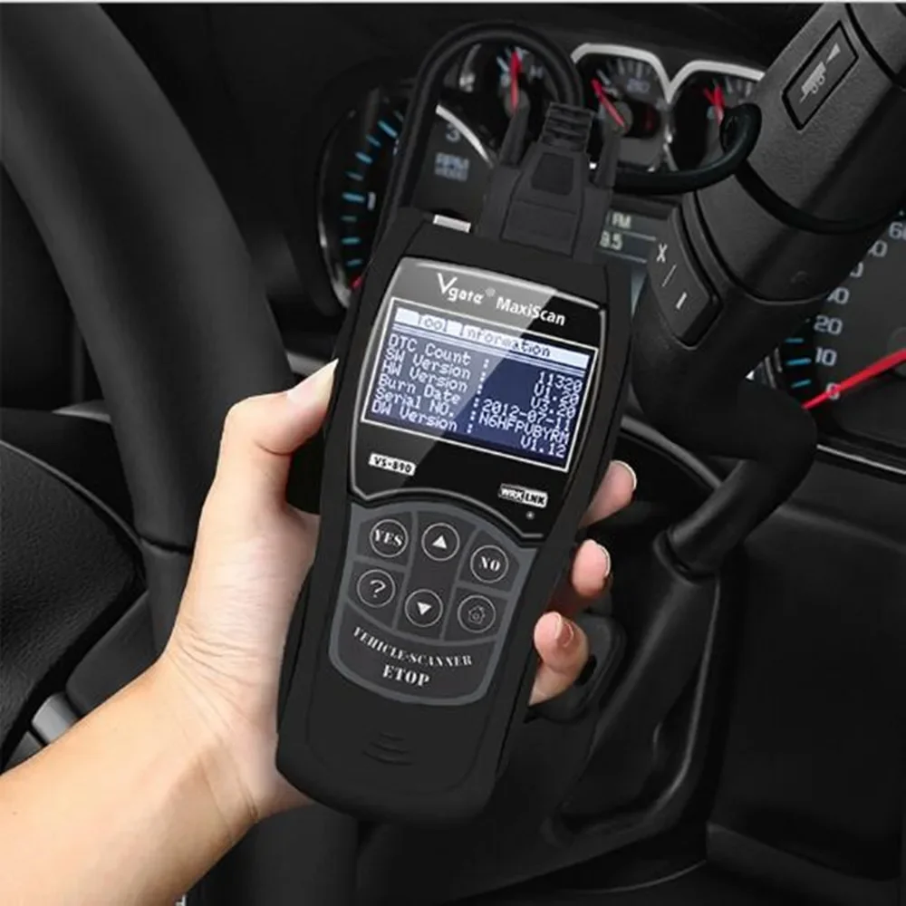 New Vgate VS890 OBD2 Automotive Scanner Engine Analyzer Car Tools Code Reader Car Diagnostic Tool PK ELM327 V1.5 CR319 CR3001 view 5