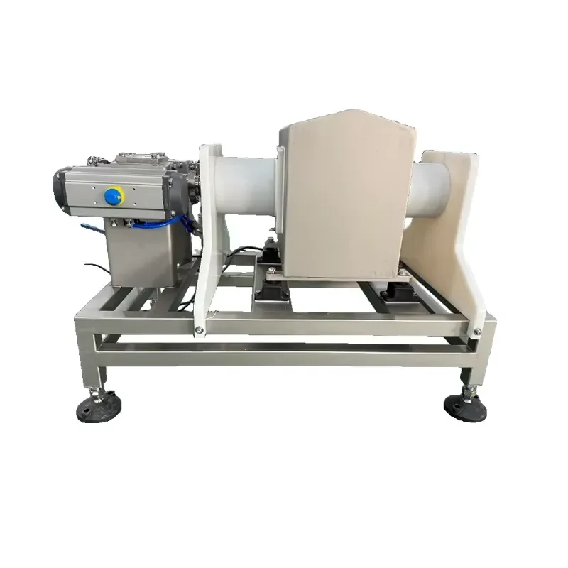 Automatic Yogurt Juice Sauce Paste Jam Food Industry Liquid Pipeline Metal Detector