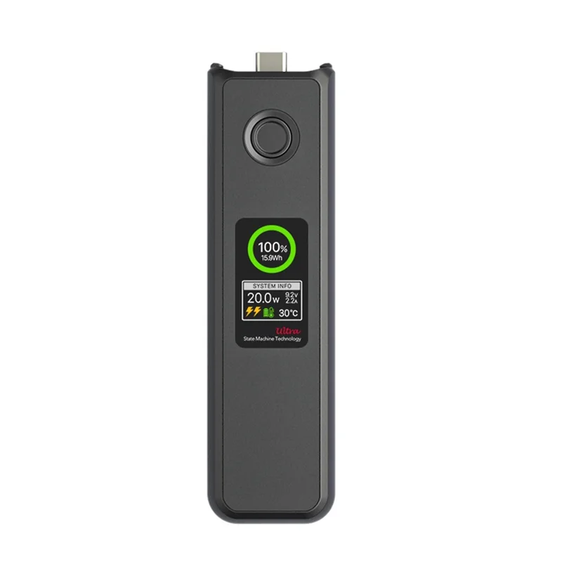 [LXYA68Z!] Battery Handle For DJI Osmo Pocket 3 With 1.47 Inch LCD Color Screen, High-Capacity 5000Mah Smart Fast Charging Batte