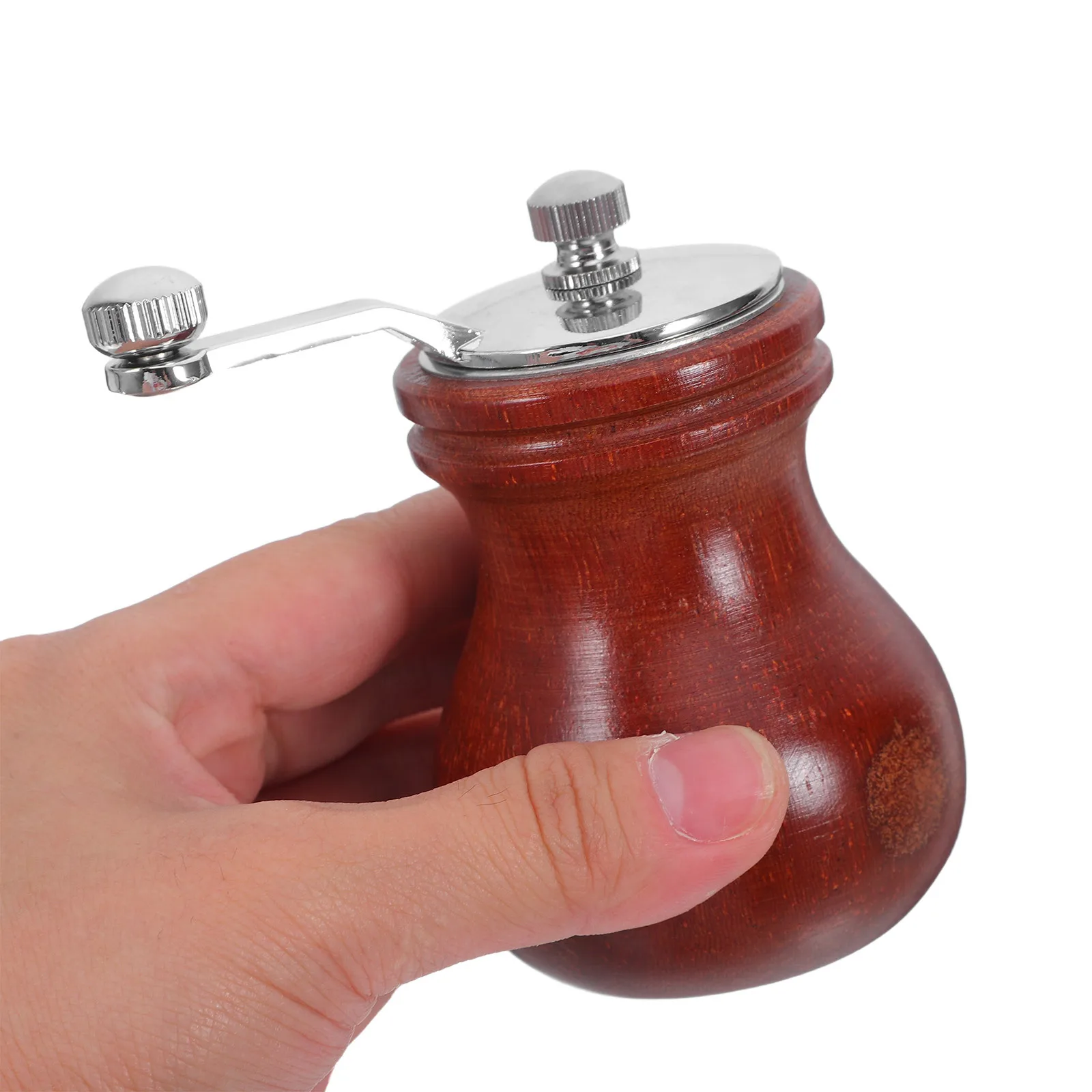 

Wooden Manual Pepper Grinder for Black White Pepper Sea Salt Grinding Kitchen Gadget Refillable Spice Mill Tool