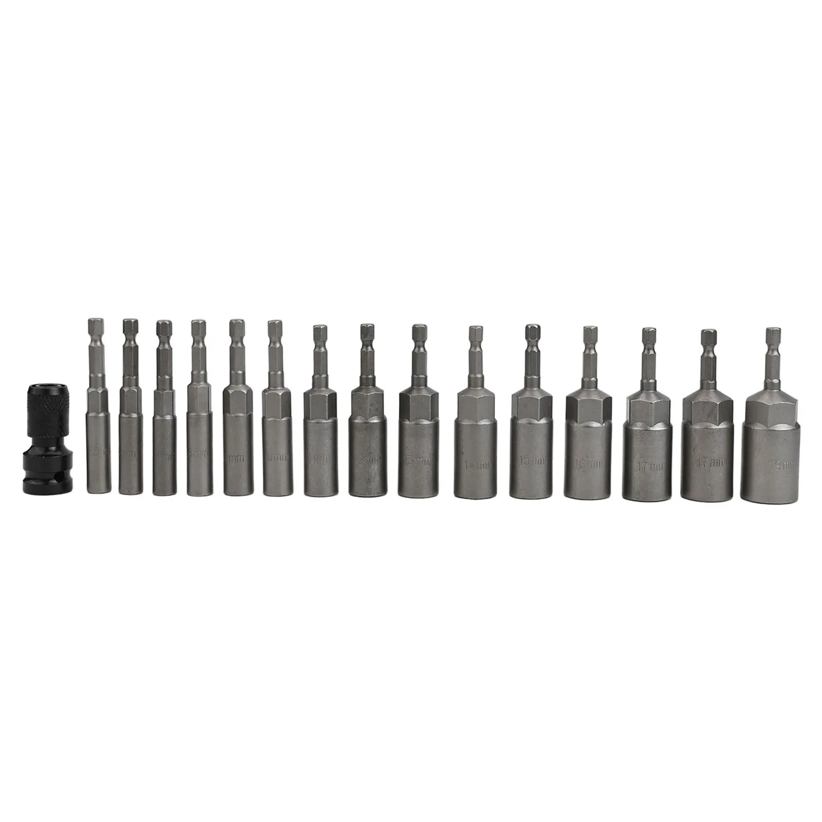 Professional Tool Set Hex Socket Wrenches in a Convenient Carry Case Totaling to 15 Pcs from Size Range of 5 5 19 mm