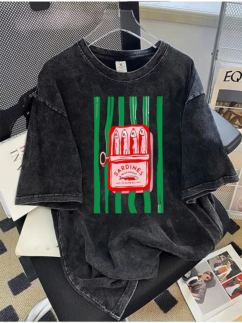 Винтажная футболка с графическ – обзор и цена Acid Wash Vintage Graphic T Shirt