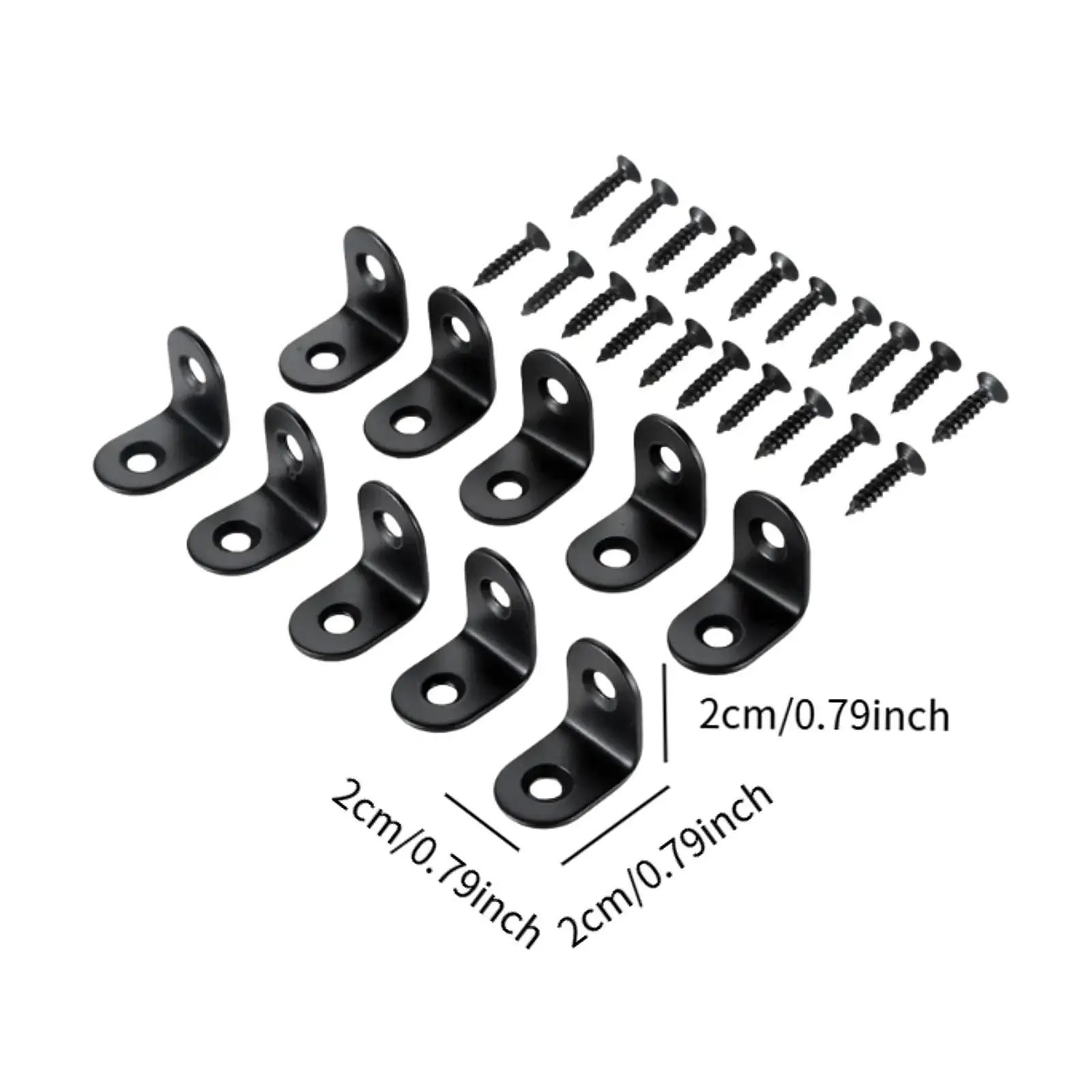 의자 DIY 목공 테이블에 대 한 10Pcs L 브래킷 코너 버팀대 코너 패스너