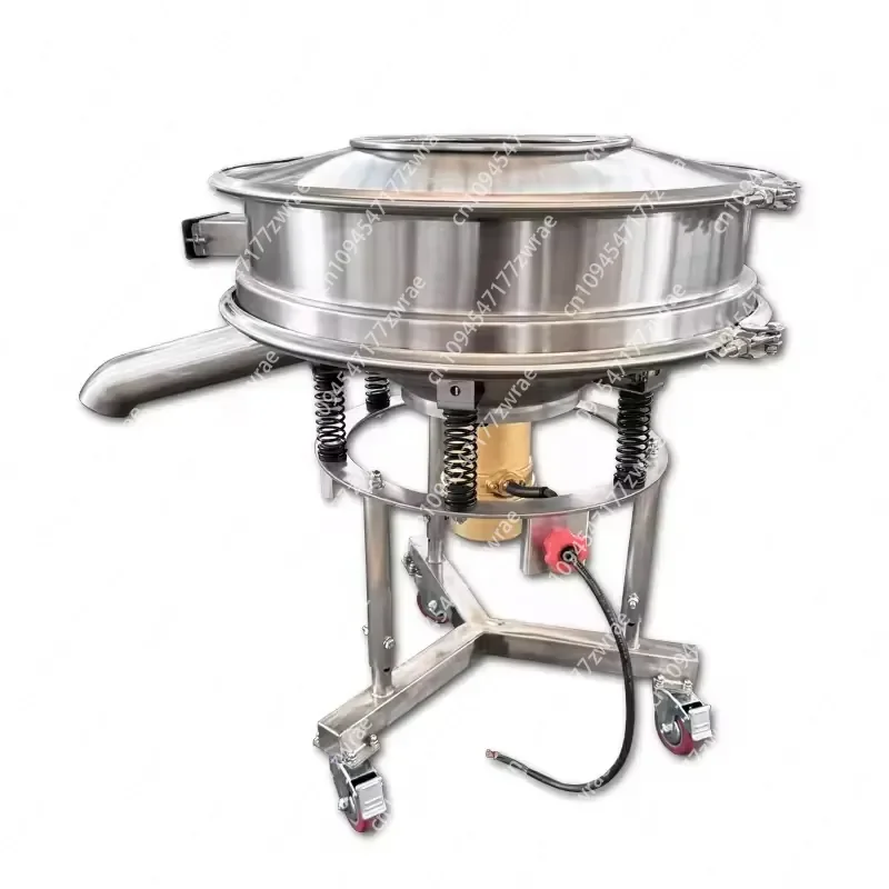 New Solid-liquid Separation Equipment Motor Bearing Gearbox High-frequency Screen for Soy Milk Filtration 600W