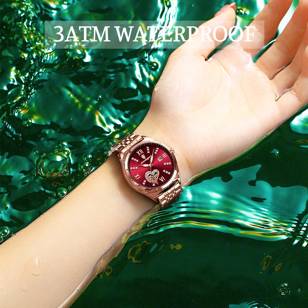 Women's Exquisite Luxury Waterproof Luminous Date Watch