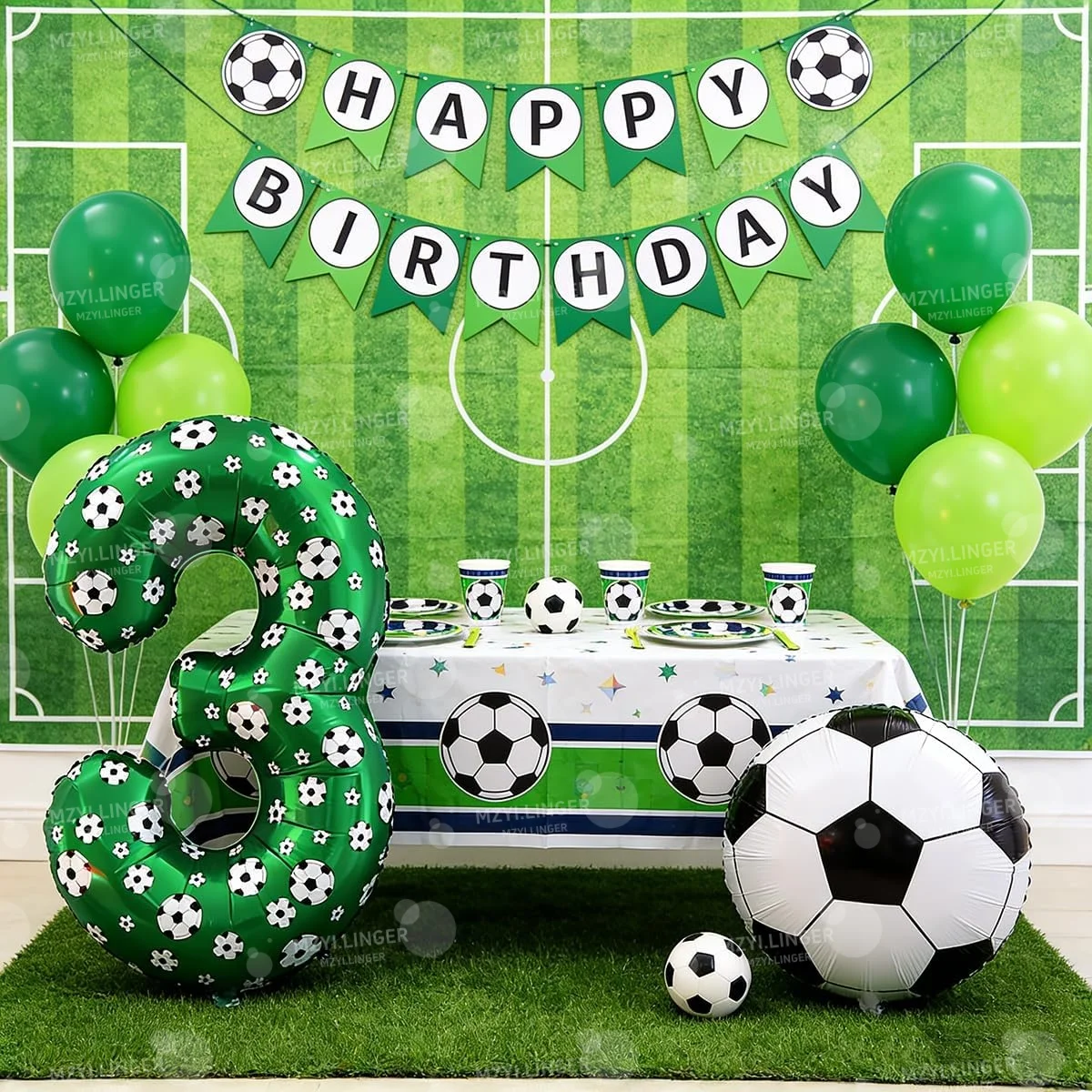 40-Zoll-Fußball-Druck-Digitalballon, Fußball-Druck-Geburtstagsparty-Dekoration, Wettbewerbsstandort-Layout, Digitalballon 0-9 – Detail 6