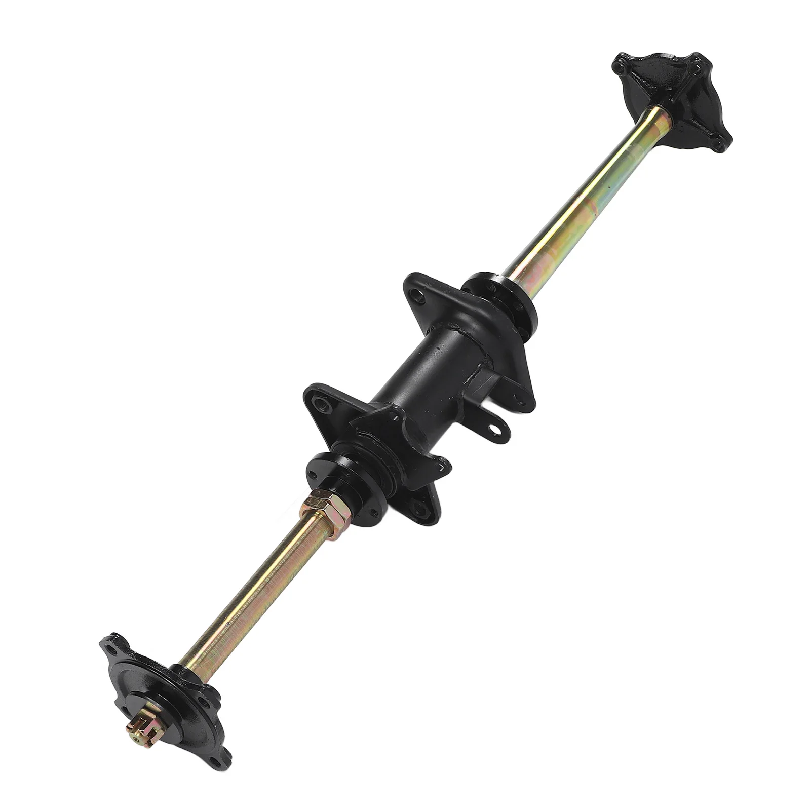 

Задняя ось для картинга, сверхмощная 31-дюймовая задняя ось для картинга, высокопрочная 4-болтовая ступица, фланцы, устойчивые к истиранию для трехколесного велосипеда для дрифта