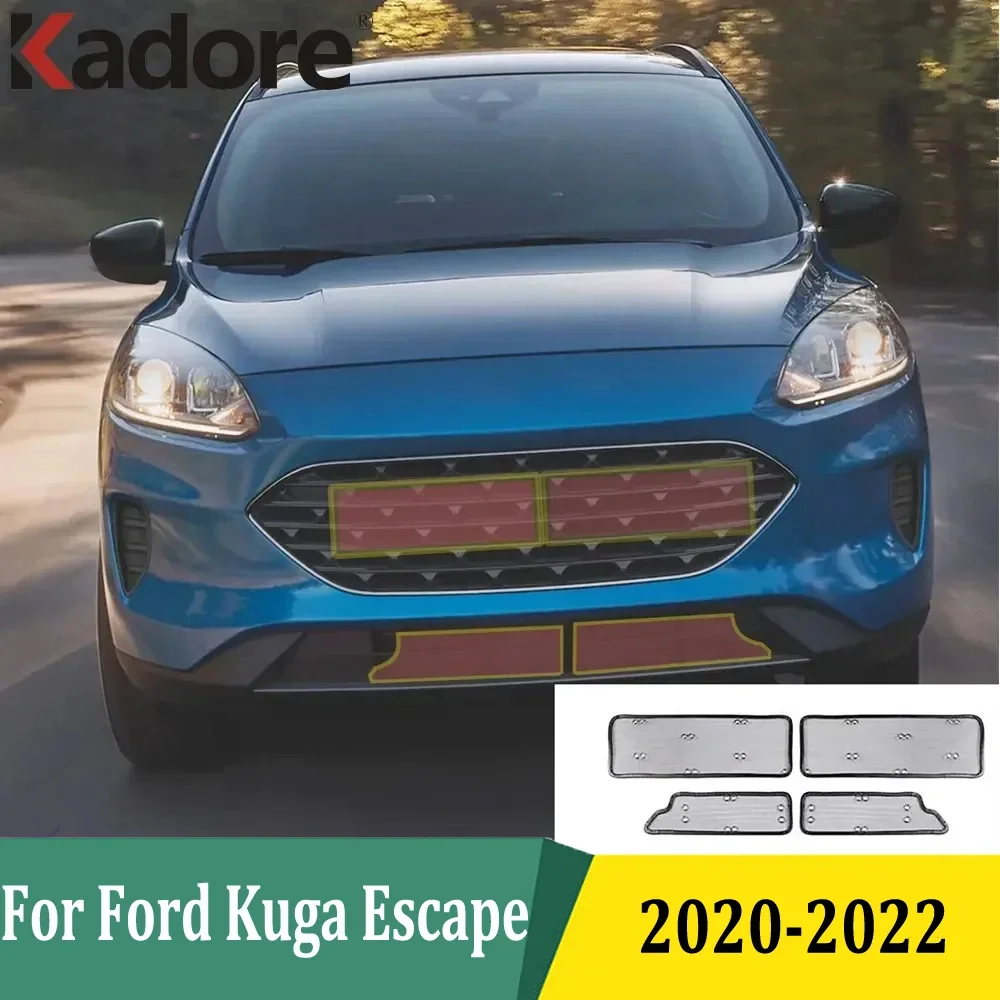 

For Ford Kuga Escape 2020 2021 2022 2023 2024 Insect Screening Front Grille Insert Proof Net Mesh Dust Guard Accessories