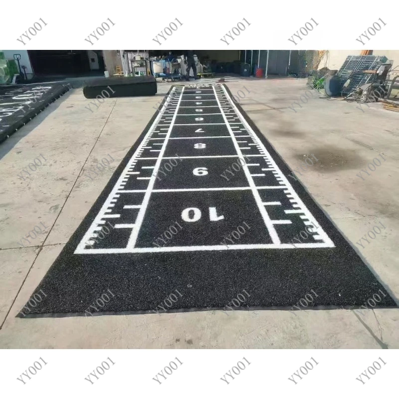 1 sqm Gym Lawn Track Graduated White Line Artificial Turf, Sled Special Grass