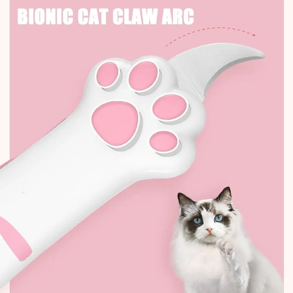 Portable Plastic Cat Paw Box Cutter Cartoon School Office Supplies Paper Cutting Tool Retractable Box Opener Paper Cutting
